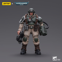 Joy Toy Warhammer 40k 1/18  Astra Militarum Cadian Command Squad Veteran Sergeant with P Fist Action Figure