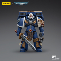 Joy Toy Warhammer 40k 1/18 Scale Ultramarines Vanguard Veteran Sergeant Action Figure