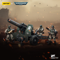 Joy Toy Warhammer 40k 1/18 Scale Astra Militarum Ordnance Team with Bombast Field Gun Action Figure