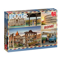 Jumbo 1000pc Greetings From Rome Jigsaw Puzzle