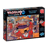 Jumbo 1000pc Wasgij? Mystery 12 Unusual Suspects Jigsaw Puzzle