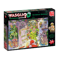 Jumbo 1000pc Wasgij? Christmas Puzzle 8 Christmas Getaway! Jigsaw Puzzle