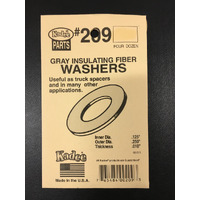 Kadee #209 Gray Insulating Fiber Washers .010in Thick 48pk