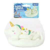 Unicorn Family Bath Toy Set