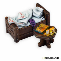 Kromlech Wizard's Bed & Nightstand