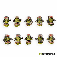 Kromlech Orc Soviet Heads (10)