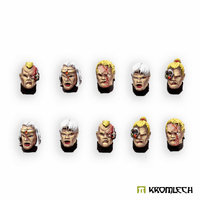 Kromlech Seraphim Knights Heads (10)