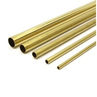 K&S Brass Tube 4 x 1000mm 0.36 Wall (Per Tube)