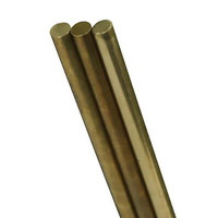 K&S Brass Rod 1 x 1000mm (Pack of 5 Rods)