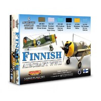 LifeColor WWII Finnish Aircraft (6 x 22ml)