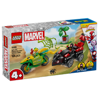 LEGO Marvel Spidey And His Amazing Friends Spin and Electro Dinosaur Vehicle Chase 11198