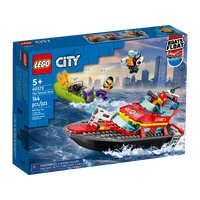 LEGO City Fire Rescue Boat 60373