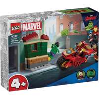 LEGO Marvel Iron Man with Bike and The Hulk 76287