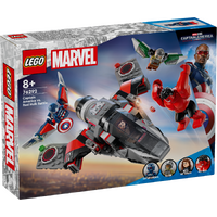 LEGO Marvel Captain America vs. Red Hulk Battle 76292