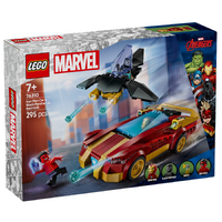 LEGO Marvel Iron Man Car & Black Panther vs. Red Hulk 76310