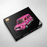 LOZ Mini Car Series Pink SUV (652 Pcs)