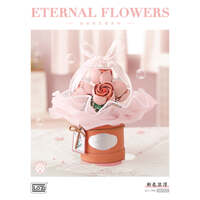 LOZ Eternal Flowers Pink 285 Mini Building Bricks