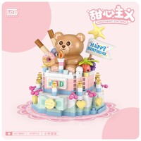 LOZ Bear Cake (370pcs) Mini Building Bricks LOZ8807