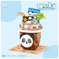 LOZ Panda Milk Tea 380pcs Mini Building Bricks