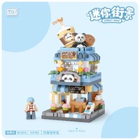 LOZ Panda Coffee Shop  410pcs Mini Building Bricks