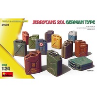 Miniart 1/24 Jerrycans 20L German Type Plastic Model Kit