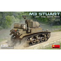 Miniart 1/35 M3 Stuart Light Tank. Initial Prod. Plastic Model Kit