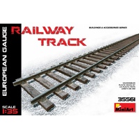 Miniart 1/35 Railway Track (European Gauge) 35561 Plastic Model Kit