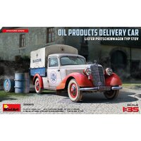 Miniart 1/35 Liefer Pritschenwagen Typ 170V Oil Products Delivery Car Plastic Model Kit