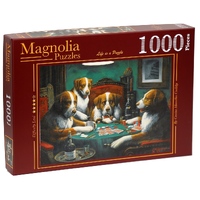 Magnolia 1000pc Dogs Playing Poker Jigsaw Puzzle