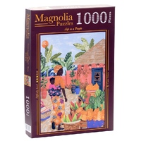 Magnolia 1000pc Women Around the World - Ghana - Claire Morris Jigsaw Puzzle