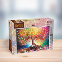 Magnolia 1000pc Tree of Books - Elif Hürdoğan Jigsaw Puzzle