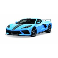 Maisto 1/18 2020 Chevrolet Corvette Stingray Coupé High Wing Blue