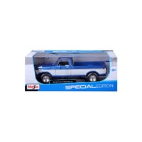 Maisto 1/18 1979 Ford F-150 Pickup Truck Blue/White