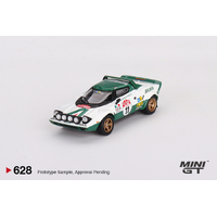 Mini GT 1/64 Lancia Stratos HF 1975 Rally Sanremo Winner #11 Diecast Model Car