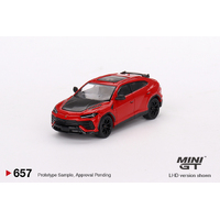 Mini GT 1/64 Lamborghini Urus Performante Rosso Mars Diecast Car