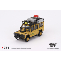 Mini GT 1/64 Land Rover Defender 110 1989 Camel Trophy Amazon Team Japan Diecast Model Car