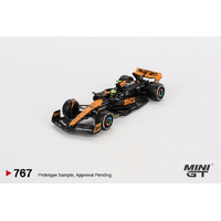 Mini GT 1/64 McLaren MCL60 #4  Lando Norris  2023 F1 2023 Japanese GP 2nd Place Diecast Model Car