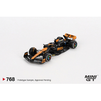 Mini GT 1/64 McLaren MCL60 #81 Oscar Piastri  2023 F1 2023 Japanese GP 3rd Place Diecast Model Car