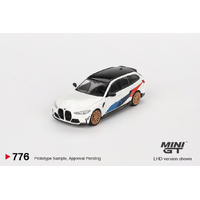 Mini GT 1/64 BMW M3 M Performance Touring Alpine White Diecast Model Car