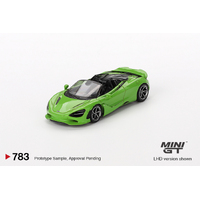 Mini GT 1/64 Mclaren 750S Spider Mantis Green Diecast Model Car