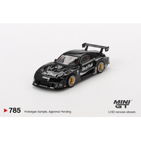 Mini GT 1/64 Mazda RX-7 LB-Super Silhouette Liberty Walk Black Diecast Model Car