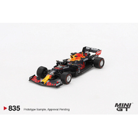 Mini GT 1/64 Red Bull RB16B #33 Max Verstappen 2021 Abu Dhabi Grand Prix  Winner Diecast Model Car