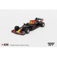 Mini GT 1/64 Red Bull RB16B #11 Sergio Pérez 2021 Azerbaijan Grand Prix Winner Diecast Model Car