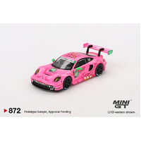 Mini GT 1/64 Porsche 911 GT3 R #80 AO Racing 2023 IMSA VIRginia Roxy Diecast Model Car