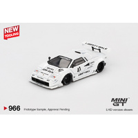 Mini GT 1/64 Lamborghini Countach LB-WORKS White 2024 Tokyo Auto Salon - NEW TOOLING Diecast Model Car