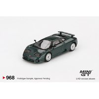 Mini GT 1/64 Bugatti EB110 GT Verde Scuro Diecast Model Car