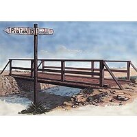 Mirage 352020 1/35 Wooden Bridge Plastic Model Kit