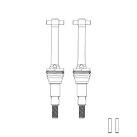 MJX Metal F/R CVD Shafts Pair [14410]