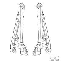 MJX Rear Upper Suspension Arms [16240]