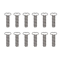 MJX Round Head Flat Tail Screws (12Pcs)